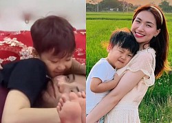 Tan chảy với hành động con trai Hoà Minzy dành cho mẹ