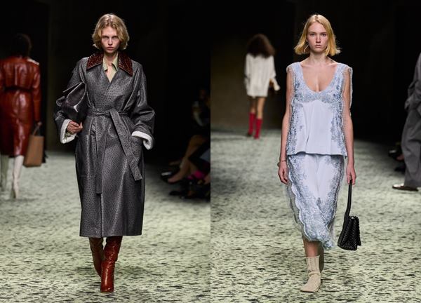 Bottega Veneta Thu Đông 2023 uyển chuyển như một cuộc diễu hành