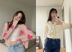 Ngày giao mùa và những bản phối ngọt ngào với áo cardigan