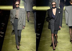 Saint Laurent Winter 2023 nghiên cứu kiểu dáng tôn vẻ đẹp quyền lực