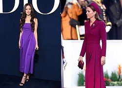 Hóa ra Jisoo có ẩn ý khi mặc váy tím tại Paris Fashion Week