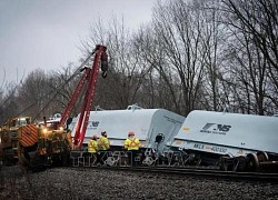 Thêm một tàu chở hàng của Norfolk Southern bị trật bánh