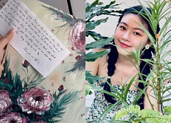 Con gái MC Quyền Linh khoe tranh vẽ tặng mẹ ngày 8/3 đẹp đến ngỡ ngàng