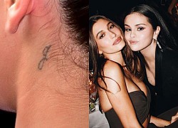 Selena Gomez - Hailey Bieber có cùng hình xăm dưới tai, nghi vấn vợ Justin Bieber bắt chước kẻ thù?