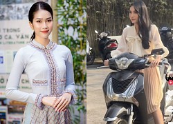 Á hậu Phương Anh thoát kén hóa "báo thủ": Đi xe máy sơ hở là "bốc đầu"