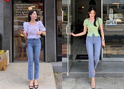 5 cách diện quần jeans cho nàng thấp bé