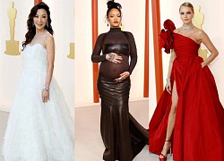 Siêu thảm đỏ Oscar 2023: Rihanna bụng bầu lớn "chặt chém" Phạm Băng Băng - Cara Delevingne lộng lẫy, Dương Tử Quỳnh và tài tử gốc Việt dẫn đầu dàn sao