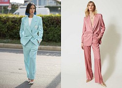 Trang phục công sở nở rộ tone màu pastel với cặp đôi blazer - quần tây