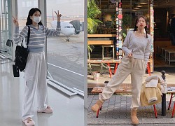 Quần nỉ thể thao bỗng trở thành 'hot item' của các cô gái Hàn