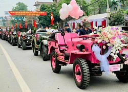 Xác minh đoàn xe Jeep tham gia rước dâu ở Thái Nguyên