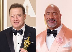 &quot;Vua bọ cạp&quot; Dwayne Johnson ăn mừng chiến thắng Oscar của Brendan Fraser