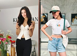 Loạt áo crop top mát mẻ của Khánh Vân