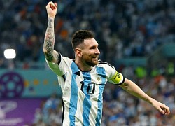 Ngạo nghễ Messi cùng đồng đội Argentina tái hiện khoảnh khắc vô địch thế giới