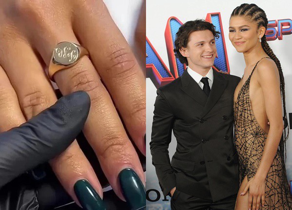 Zendaya đeo chiếc nhẫn đặc biệt, sắp về chung nhà với "Người nhện" Tom Holland?