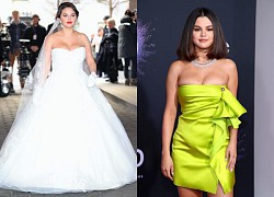 Selena Gomez gây bất ngờ khi mặc váy cưới khoe trọn vòng 1 đầy đặn