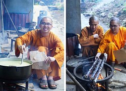 Lan tỏa trên mạng xã hội: Sư thầy kể chuyện trong chùa với những món chay