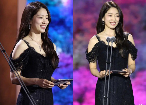 Park Shin Hye xuất hiện chớp nhoáng sau sinh con tại Baeksang 2023