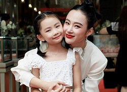 Angela Phương Trinh bất ngờ xuất hiện thanh lịch cùng con gái nuôi trong sự kiện