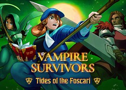 Vừa ra mắt Legacy of the Moonspell, Vampire Survivors tiếp tục bổ sung DLC mới mang chủ đề ma thuật