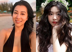 MC Kỳ Duyên diện bikini cắt xẻ, con gái Quyền Linh xinh như thiên thần