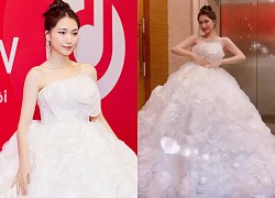 Hòa Minzy diện váy lộng lẫy như cô dâu, ẩn ý nói tới ngày trọng đại