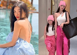 Yeye Nhật Hạ vóc dáng nuột nà, truyền gen trội nhan sắc cho con gái