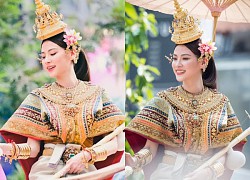 Nữ thần Songkran 2023 Baifern Pimchanok lộ nhan sắc thật qua cam thường, khoảnh khắc 'lườm yêu' khán giả gây sốt