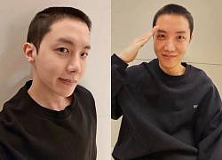 J-Hope (BTS) khoe ảnh "xuống tóc" ngắn ngủn trước ngày nhập ngũ