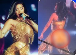 Trang phục của Cardi B bị rách khi đang trình diễn tại Thái Lan, nghe lí do lại càng bất ngờ