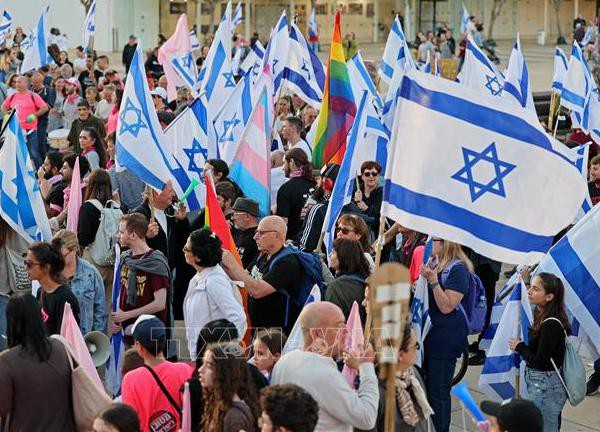 Israel: Biểu tình phản đối cải cách tư pháp bước sang tuần thứ 16 liên tiếp