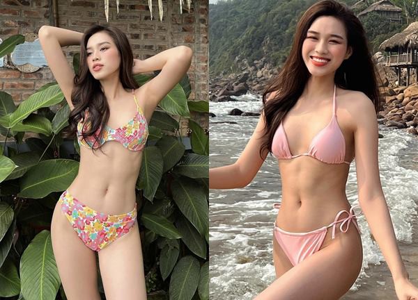 "Hoa hậu cấy lúa" mặc bikini khoe chân "đẹp nhất Việt Nam" khi về thăm quê Thanh Hóa