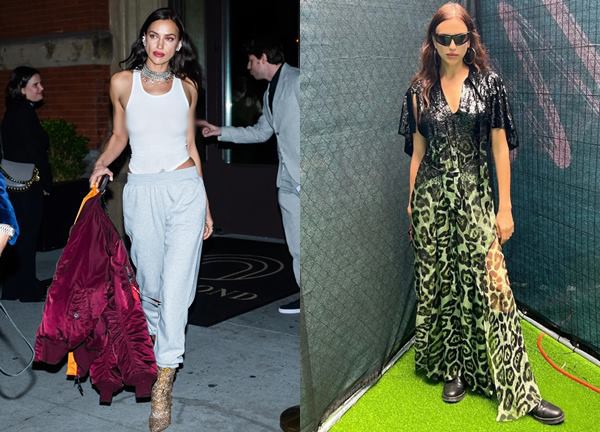 Siêu mẫu Irina Shayk mặc xuyên thấu xem đua xe bị chê kém duyên