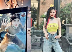 Ngân Baby &#8211; hotgirl &#8220;làm trò&#8221; trong bể cá bất ngờ bị lột trần quá khứ gây chấn động, nhiều anh sốc