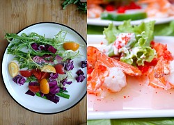 Công thức làm salad tôm rau củ giảm cân nhưng vẫn giàu dinh dưỡng