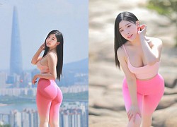 Diện đồ tập gym đi leo núi, "hot girl công sở" gợi cảm thu hút mọi ánh nhìn