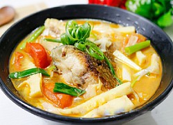 Công thức làm món canh măng chua cá rô phi chống ngán