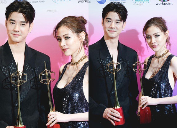 Không nhận ra Baifern Pimchanok khi chung khung hình cùng Mario Maurer ở lễ trao giải