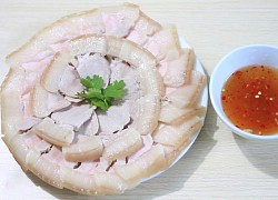 Món ăn ngày hè: Thịt ba chỉ luộc