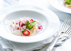 Cách làm ceviche vải thiều &#8211; món gỏi hải sản đặc biệt đến từ Peru