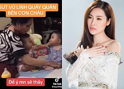 Em gái Vũ Linh có &#8220;hành động lạ&#8221; khi chơi với cháu ngoại anh trai, Quế Vân phát hiện chi tiết &#8220;hiểm&#8221;