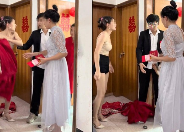Phát hiện bí mật của chú rể, cô dâu cởi váy cưới bỏ về