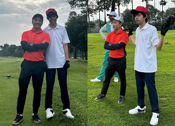 Chiều cao ấn tượng của Subeo, 13 tuổi đã vượt trội hơn so với bố Cường Đô la