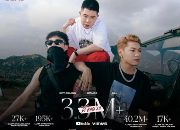 Giới trẻ đồng loạt nhập hội 'Đi bao xa' cùng 3 rapper đình đám