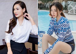 MC Thời sự 19h Linh Thuỷ giản dị không ngờ, Lương Thùy Linh diện cả set đồ hiệu