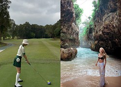 Hyoyeon SNSD giữ dáng bằng gym và golf