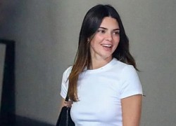 Kendall Jenner để mặt mộc xinh đẹp đi ăn tối cùng bạn trai mới