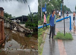 Mưa lớn kèm lốc xoáy làm tốc mái hơn 40 ngôi nhà ở Bà Rịa-Vũng Tàu