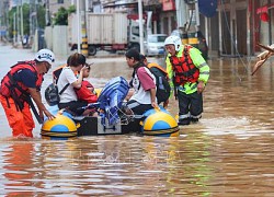 Trung Quốc duy trì cảnh báo mưa bão ở mức cao nhất