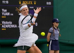 Mặc nội y màu xanh, Victoria Azarenka lật trang sử mới cho Wimbledon