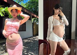 Chị em cô điều dưỡng quả là 2 mẹ bầu hot nhất xứ Đài, dáng "tròn xoe" vẫn mặc táo bạo